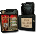 20l kanister mini bar premium i maximal personalisierbar mit gravur lichtemittierende diode beleuchtung i 3 glaeser i jerrycan i mobile kanister bar geschenk fuer maenner i abschliessbare minibar i bier geschenk