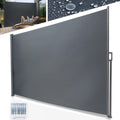 seitenmarkise 200x300 cm ausziehbarer sichtschutz markise zum ausziehen fuer terrasse balkon garten sonnenschutz windschutz und sichtschutz fuer aussen
