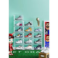 schuhbox schuhboxen stapelbar durchsichtig schuhboxen 6er-set durchsichtiges schuhbox schuhkarton kunststoff schuhaufbewahrungsbox fuer schuhe groesse 36x28x22cm durchsichtig klar typ-h