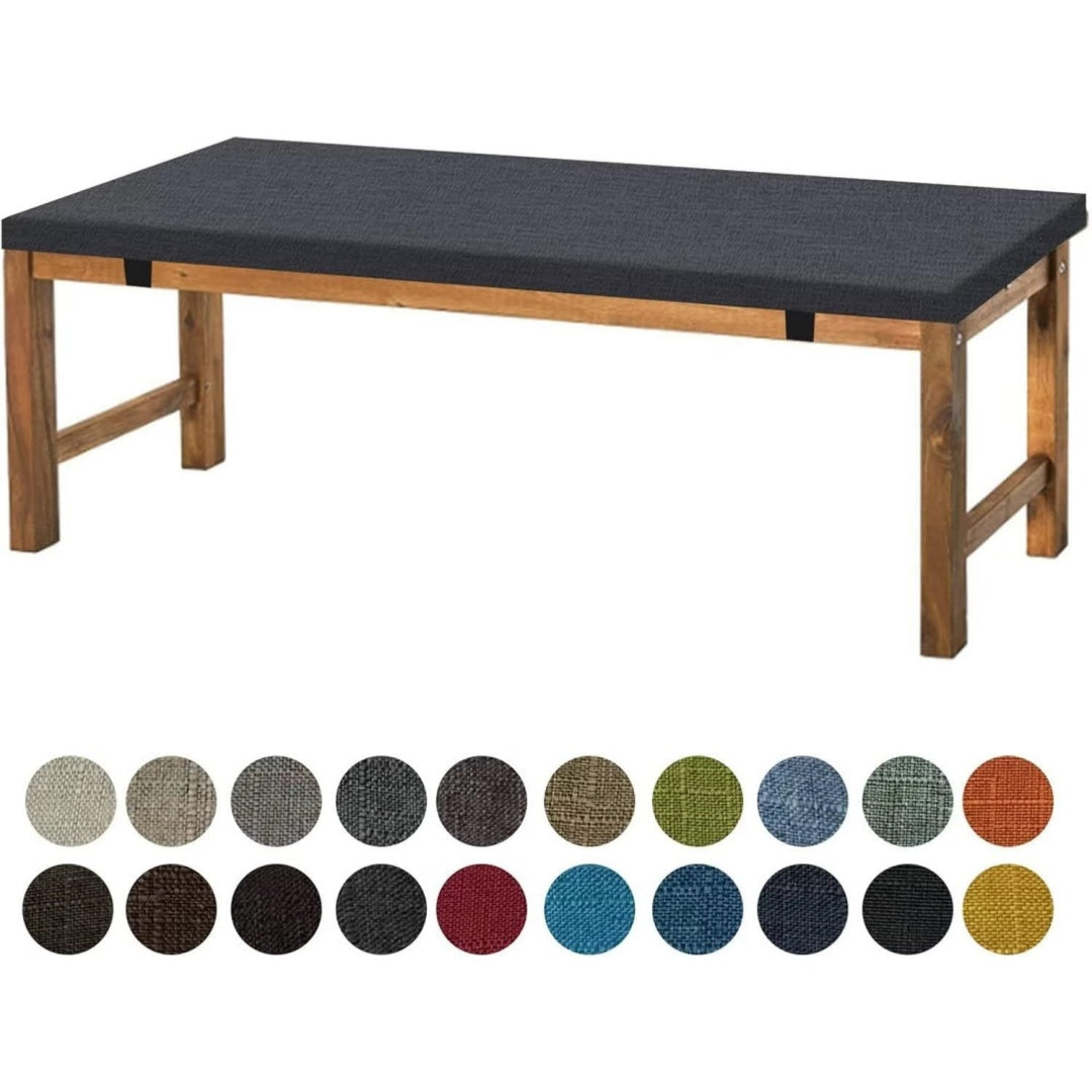 bankauflage sitzkissen 80x45x5cmwaschbare rutschfestes bankkissen sitzauflage bequeme bankpolster fuer bank fensterbank gartenmoebel terrasse drinnendunkles warmes grau